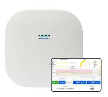 Destacada medidor de calidad del aire en transporte urbano