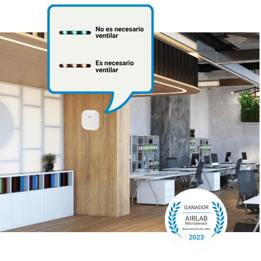 Solución de monitorización de la calidad del aire integrable con sistemas BMS y HVAC