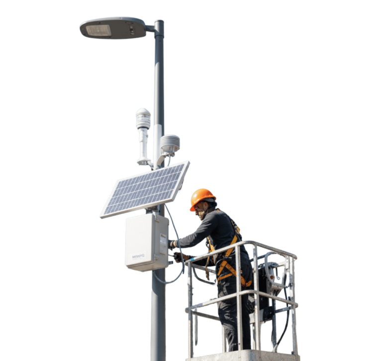 Listo para instalar y recoger datos