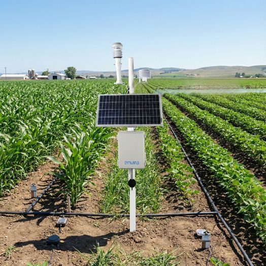 Estación meteorológica para agricultura de precisión